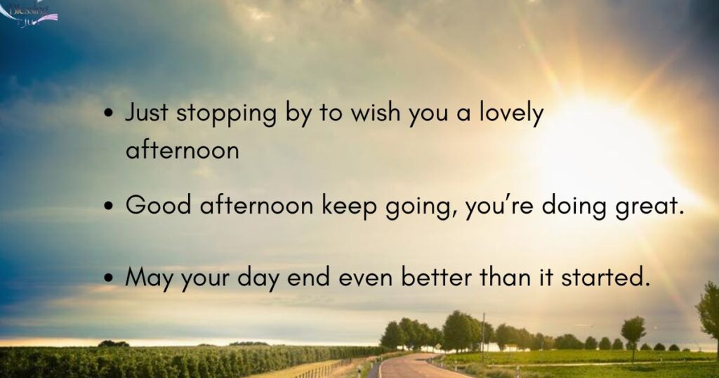 🌸 Beautiful Good Afternoon Greetings and Messages