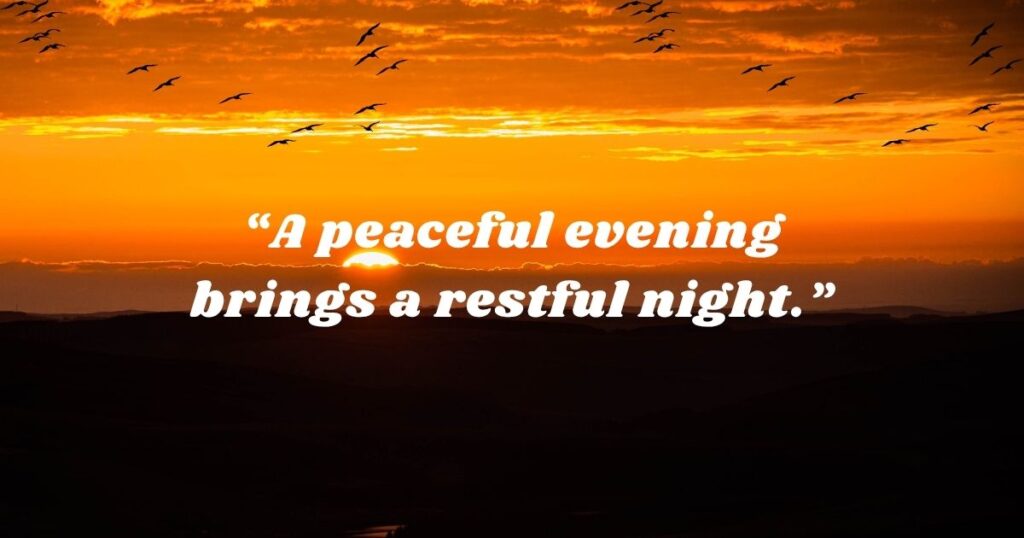 💬 Good Evening Blessings Quotes