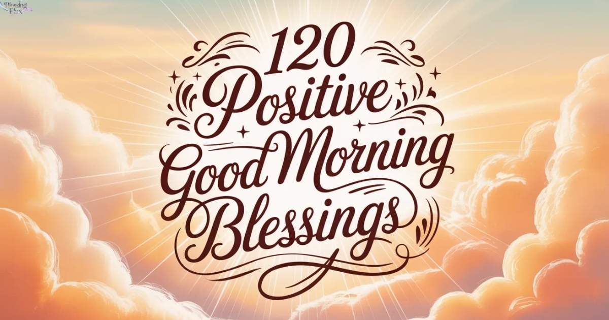 120 Positive Good Morning Blessings