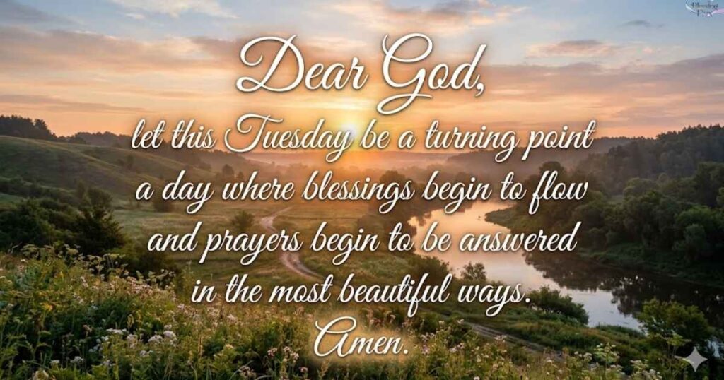 Good Morning Tuesday Prayers