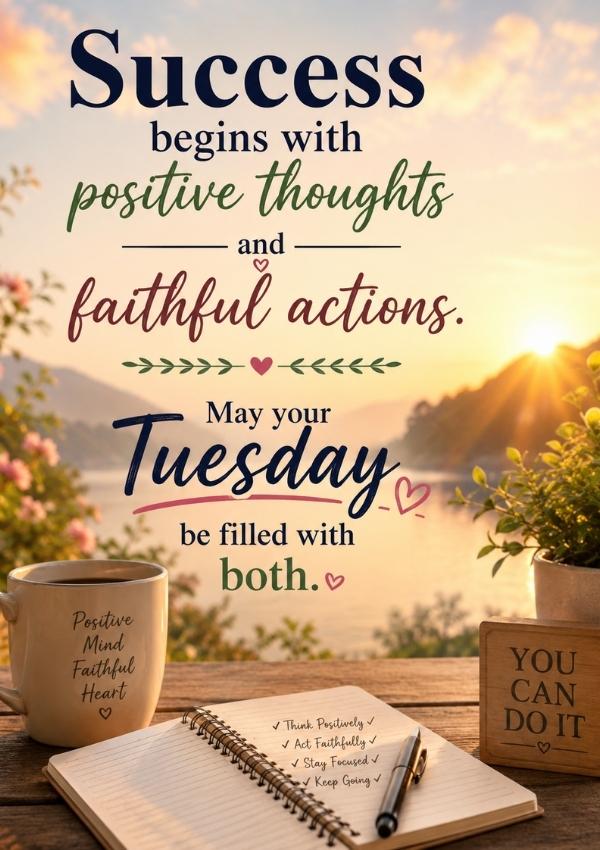 Inspirational Tuesday Blessings Quotes