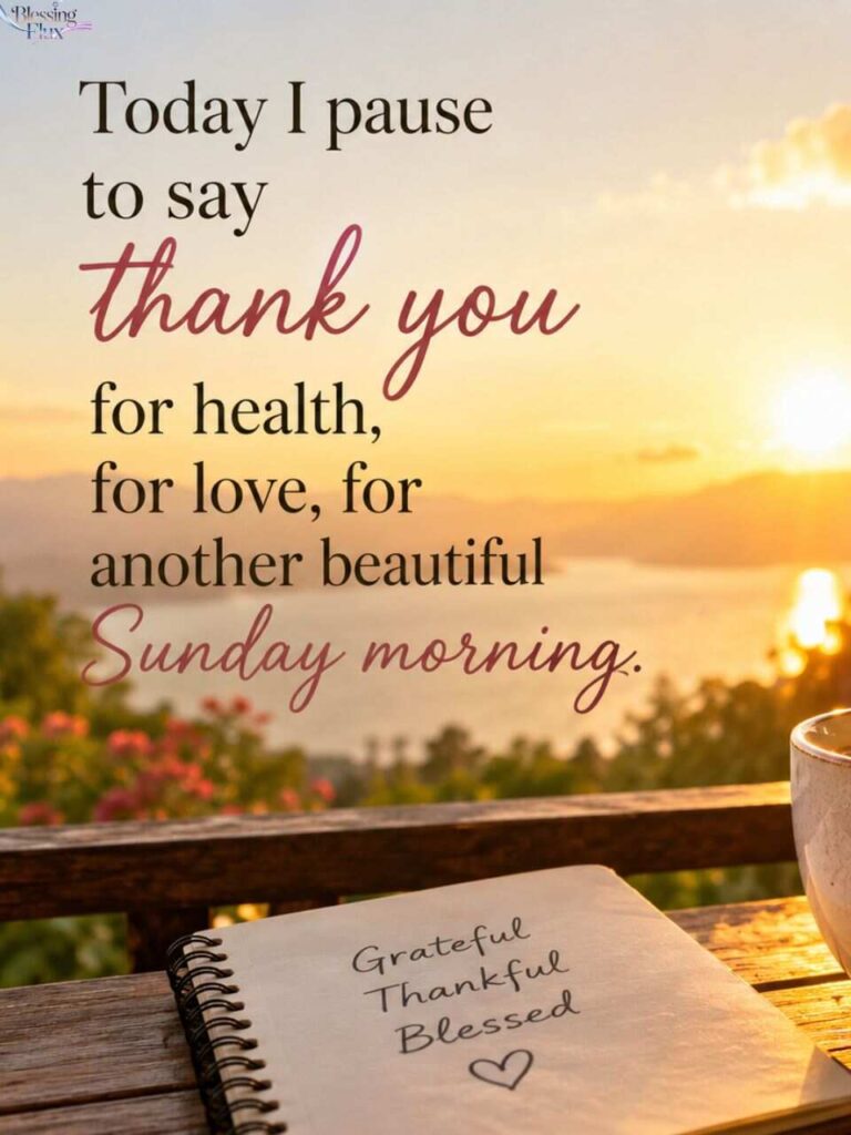 Thankful Sunday Blessings