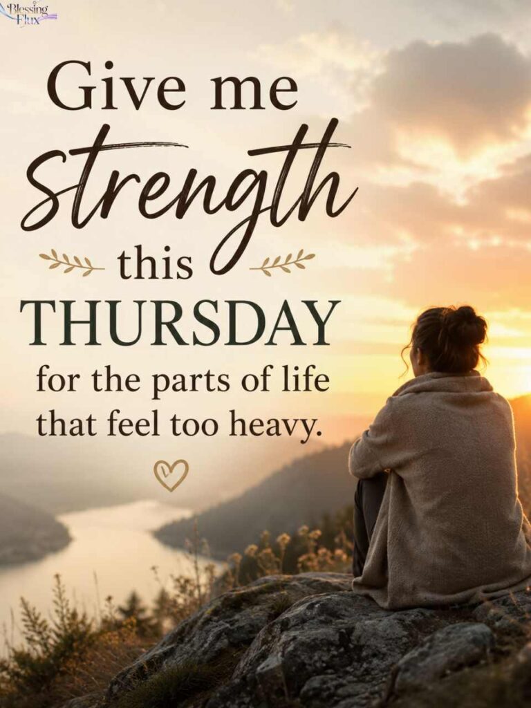 Thursday Morning Prayers for Healing and Strength