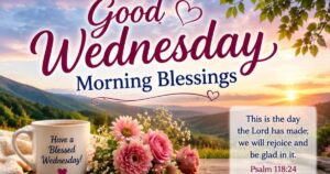 95+ Good Wednesday Morning Blessings, Prayers, Quotes & Images