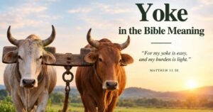 Yoke in the Bible Meaning