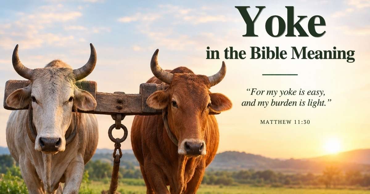 Yoke in the Bible Meaning